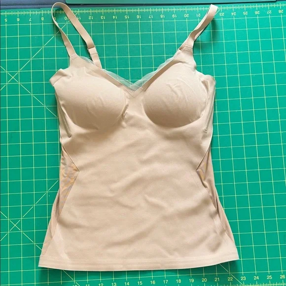 Wow! Honeylove Shapewear Crossover Camisole, sand, size small, like new! - Picture 2 of 8